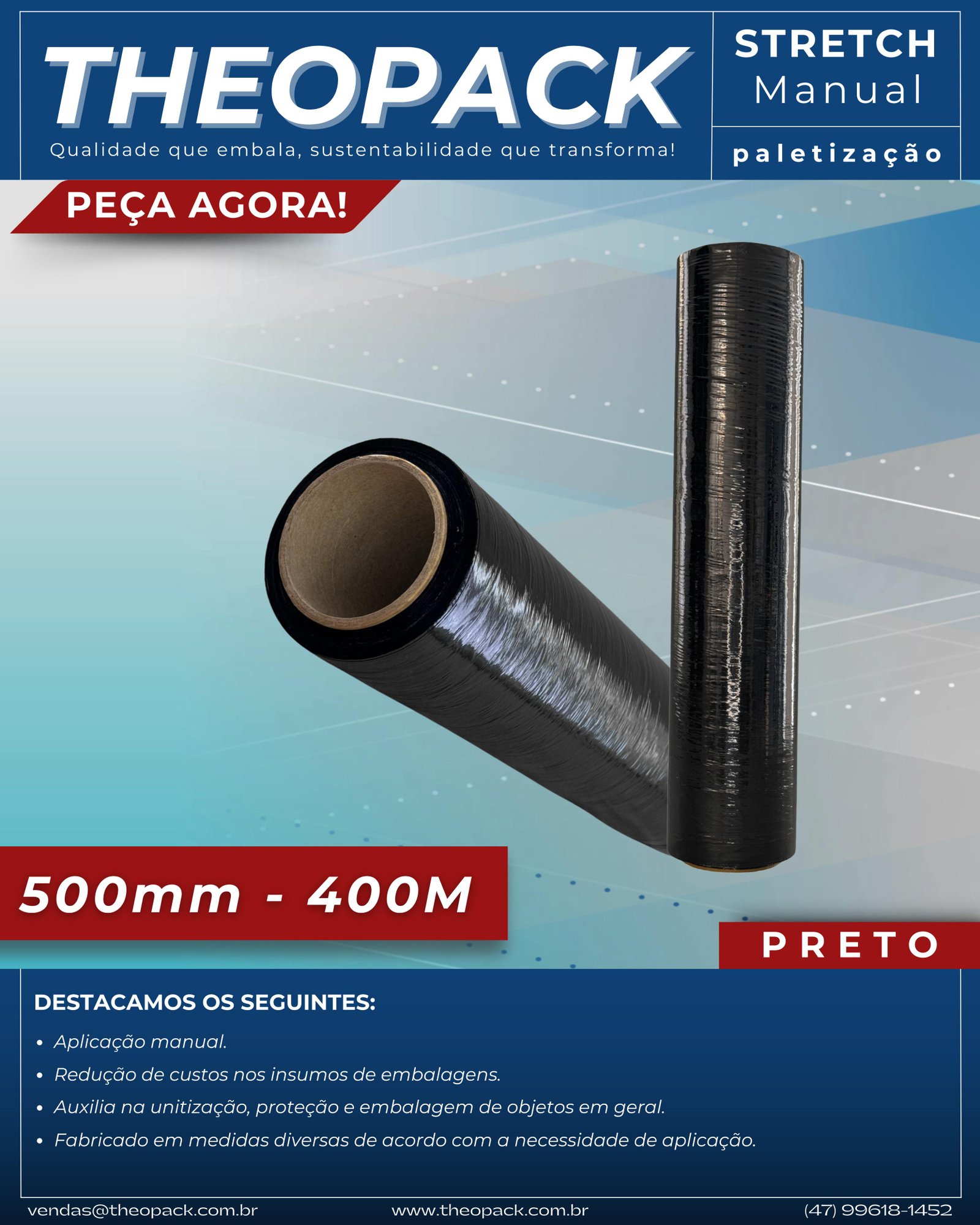 Stretch 500mm Preto